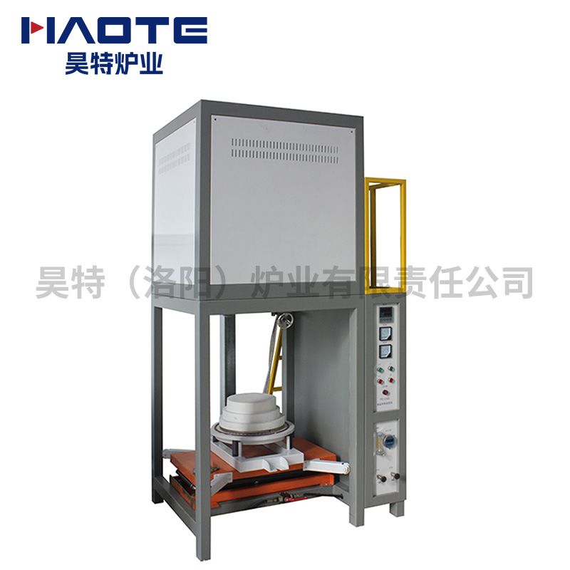 直径300X高度500mm1400℃气氛井式液压升降炉