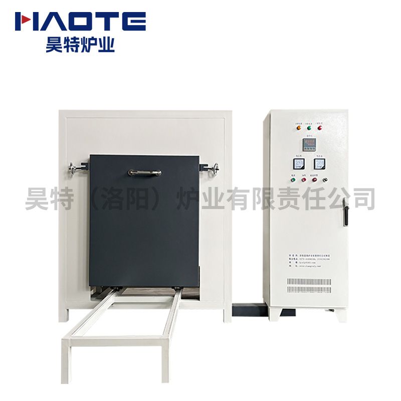 1000℃台车炉600X600X600手动新配色分体