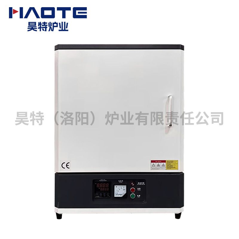 电阻丝加热1200度马弗炉400x300x300箱式黑白配色