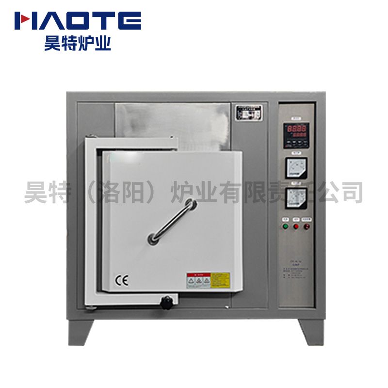 沙特箱式马弗炉1400°c500x300x300灰白配色